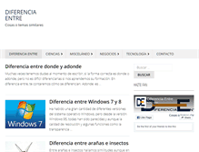 Tablet Screenshot of diferencia-entre.com